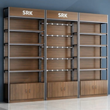 SRK Premium Black Display Rack System | Modular Retail & Showroom Shelving Unit | SRK Modular Furniture