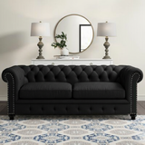 Aurelia Chesterfield Sofa | Deep Teal Tufted Velvet Sofa | Theom Living