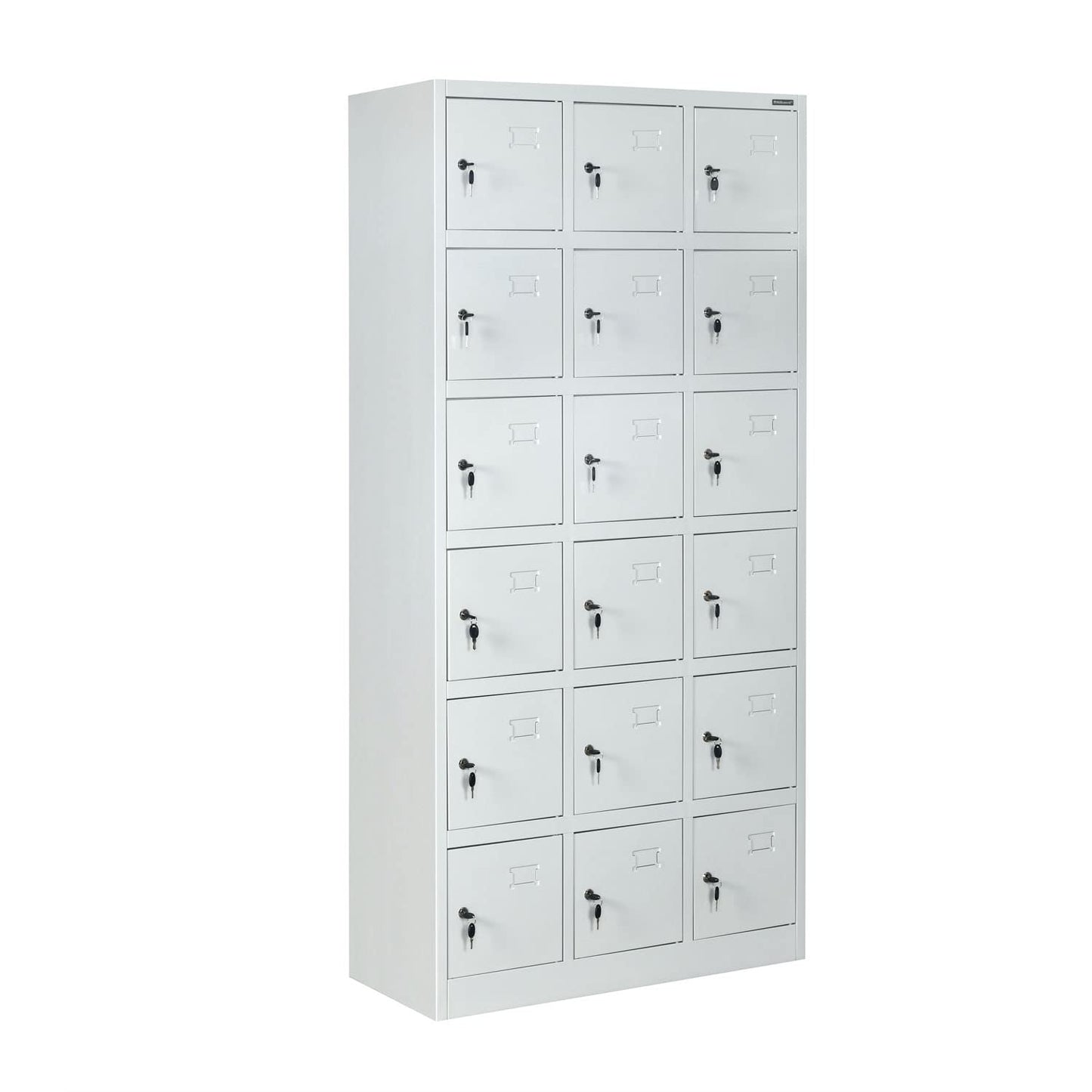 Industrial 18-Door Locker Cabinet | Heavy-Duty Steel Storage | SRK Steel Furniture