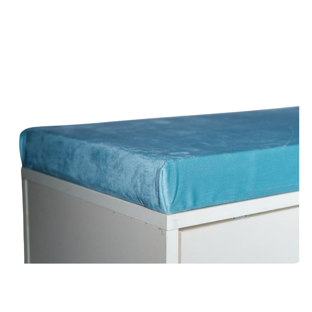 Srk- Hallway Shoe Bench Wooden Shoe Rack 2 Tier Hidden Shoe Cabinet with Flip-Drawer