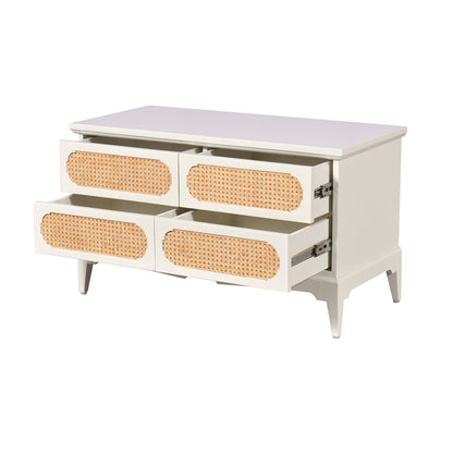 Arista Cane-Front Chest of Drawers