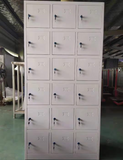 Industrial 15-Door Locker Cabinet | Heavy-Duty Steel Storage | SRK Modular Furniture