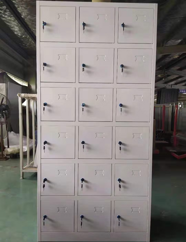 Industrial 15-Door Locker Cabinet | Heavy-Duty Steel Storage | SRK Modular Furniture