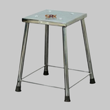 SRK Square Stainless Steel Stool/Stool/Home Stool/Kitchen Stool/Indoor Stool/Outer Stool/Medical Stool/SS Stool Office Stool