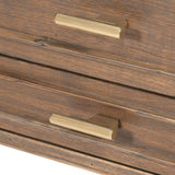 Rustic Wooden Side Table with Storage  Elegant & Functional