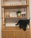 Elegant Wooden Bookshelf with Drawer – Stylish Storage for Home & Office