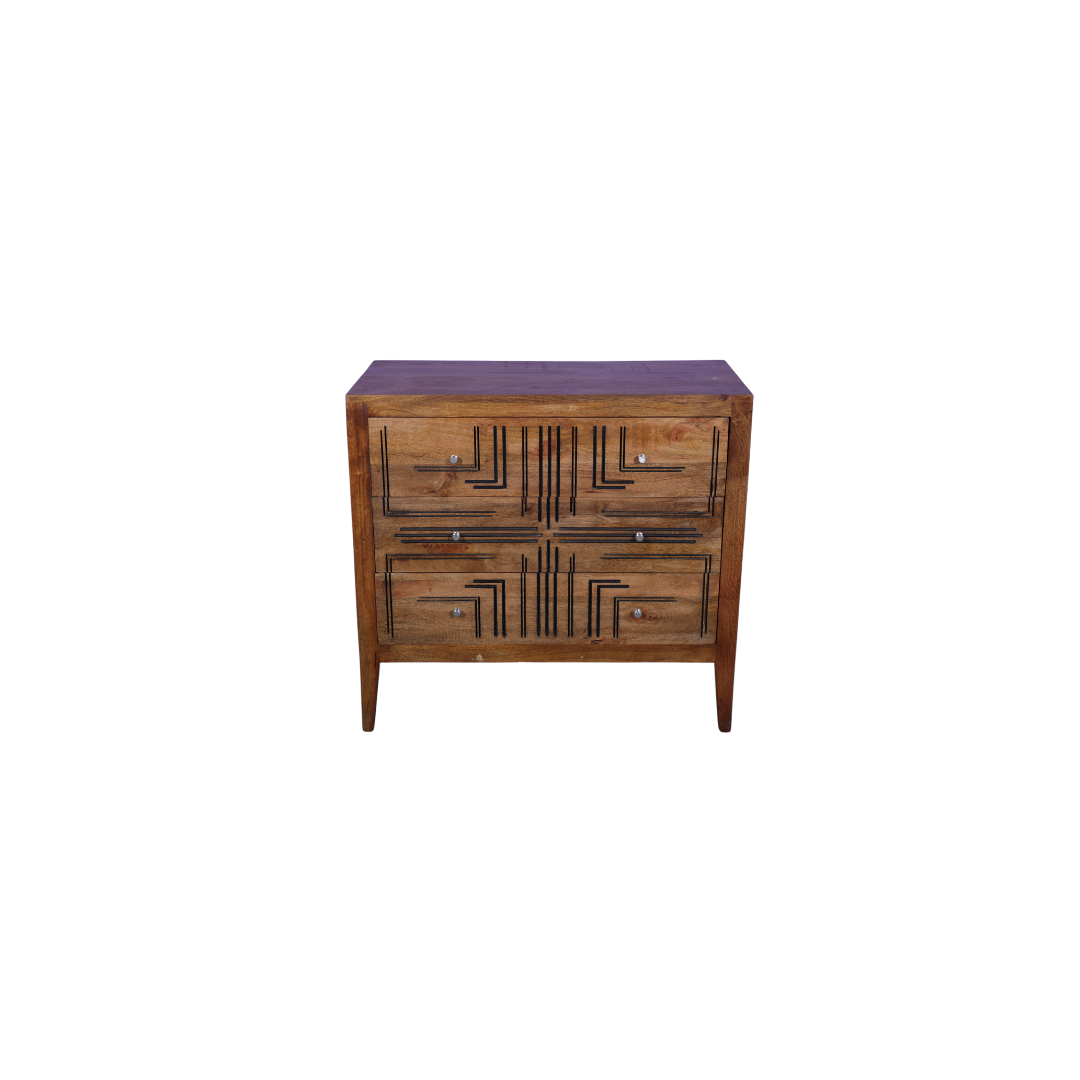 Solid Wood Chest Drawer For Living Room