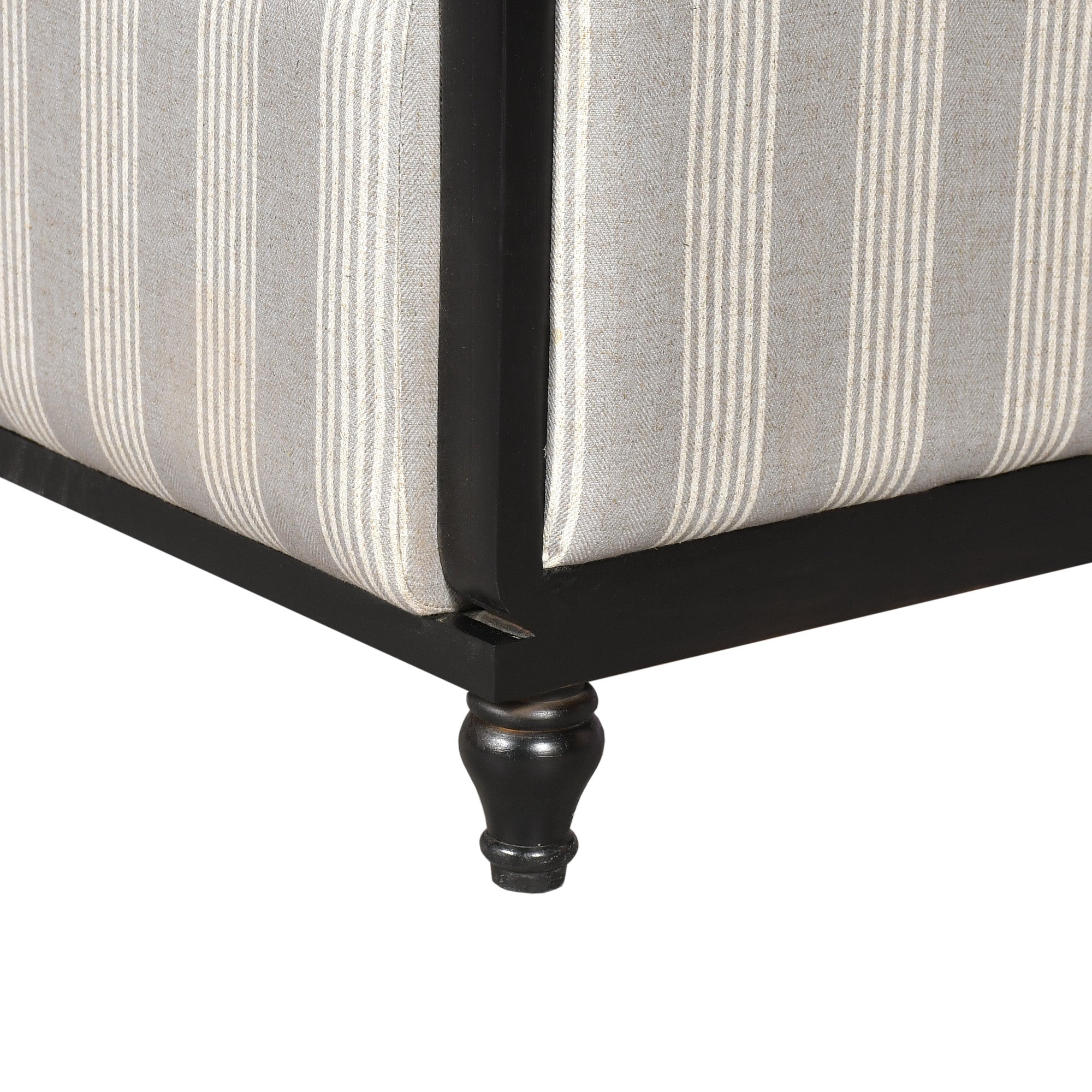 Modern Striped Fabric Armchair Contemporary Accent Chair