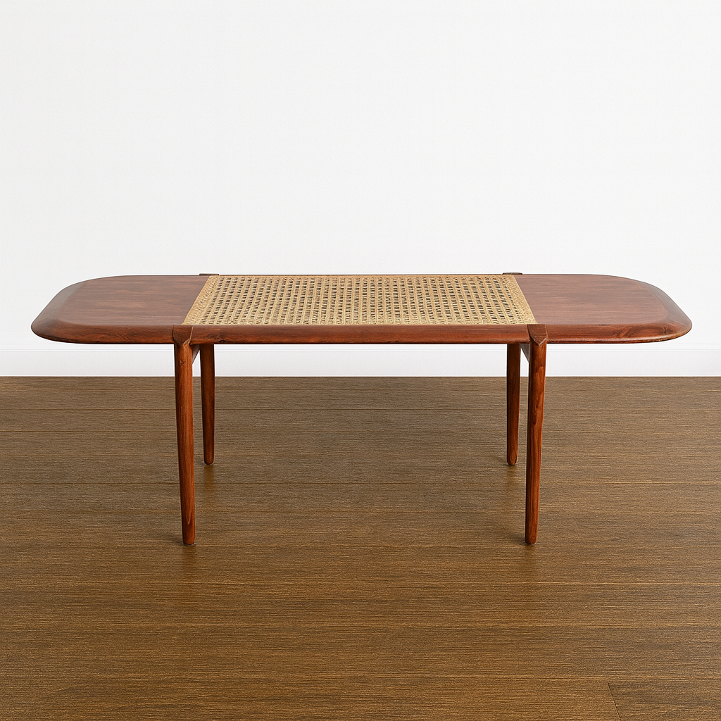 CaneFusion Mid-Century bench