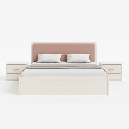 Ivory Bliss Bed with Nightstands