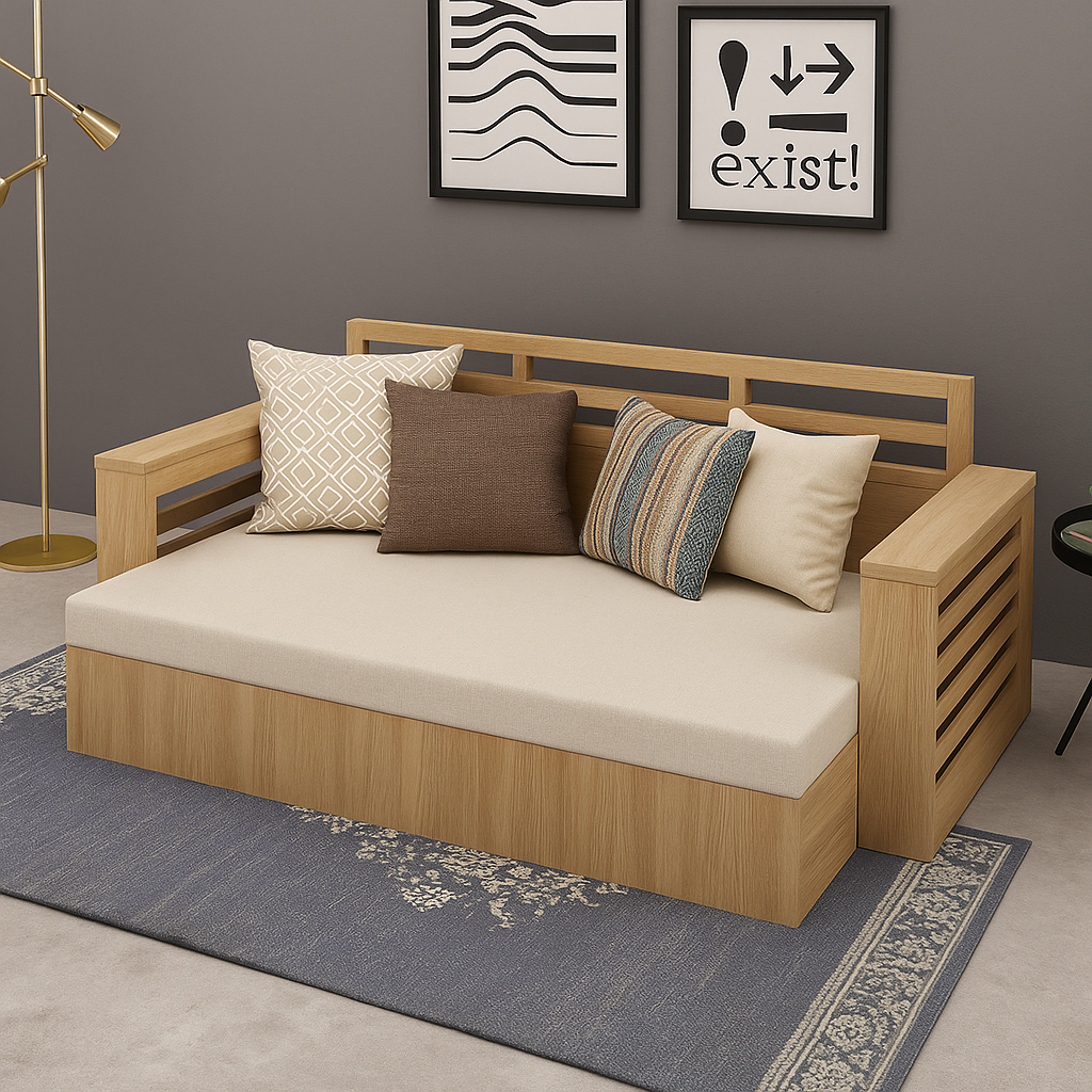 CasaLoom Transform Sofa cum Bed