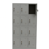 12-Door Steel Locker Cabinet | Industrial Storage Unit | SRK Modular Furniture