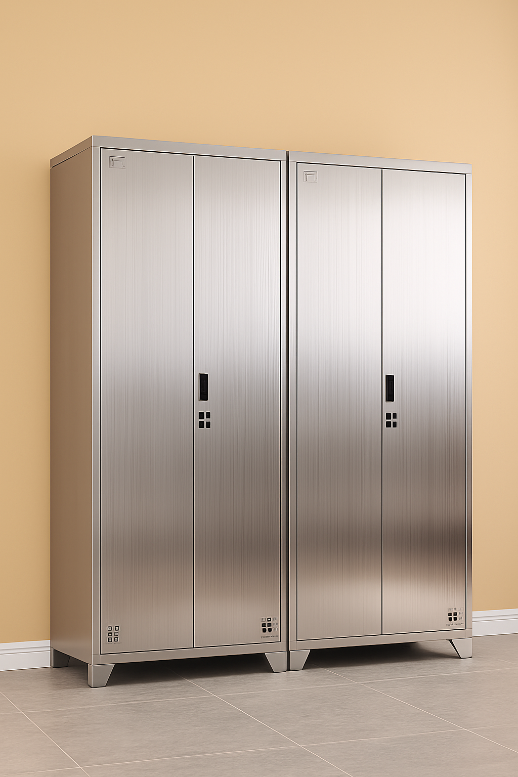 Stainless Steel Locker | Industrial-Grade SS 304 Storage Cabinet | SRK Modular Furniture
