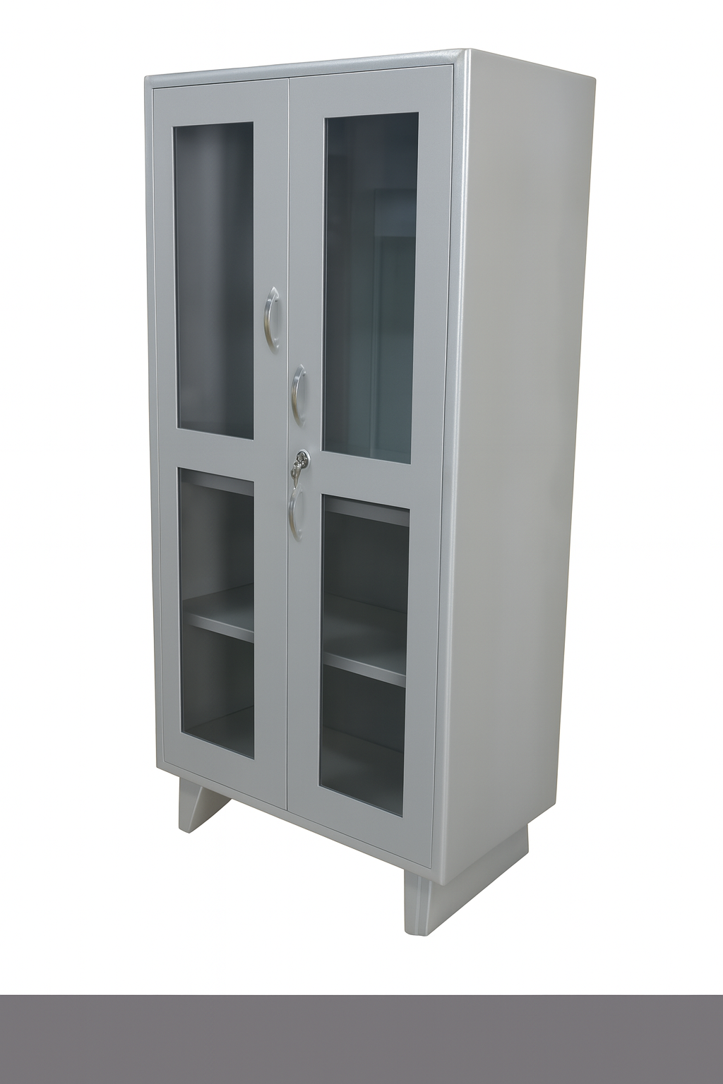 Office Steel Almirah with Glass Door