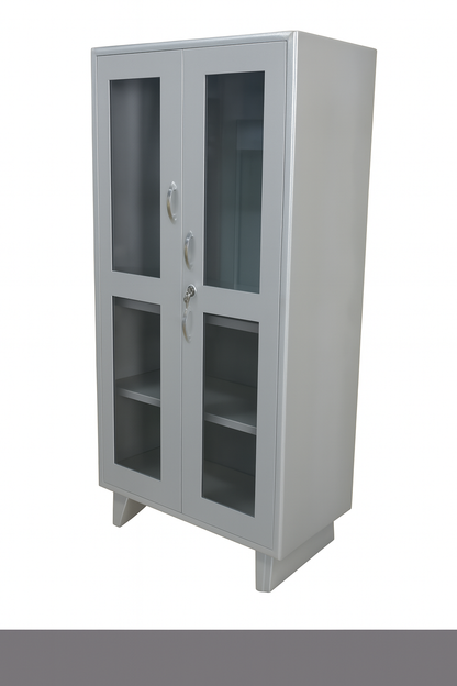 Office Steel Almirah with Glass Door