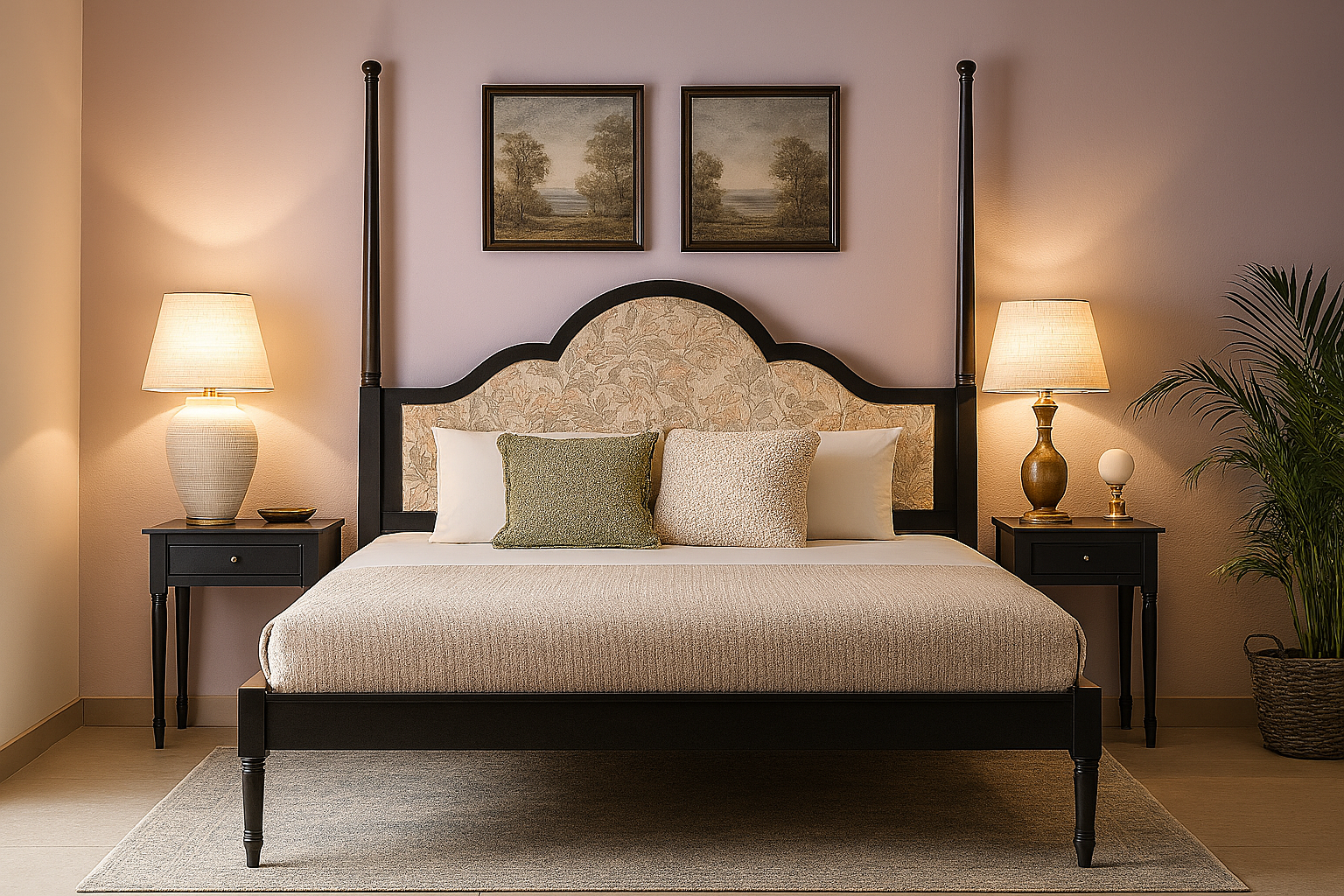 Imperial Blossom Four Poster Bed