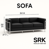 Black Sofa Premium Look.