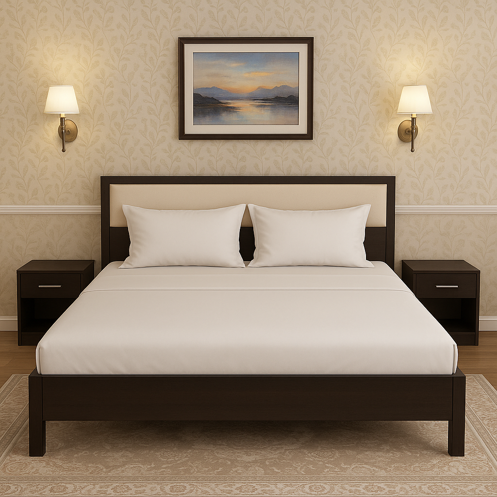 SereneRest King Bed with Side Table Collection
