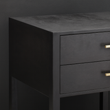 Aurelia Noir Two-Drawer Side Table Collection