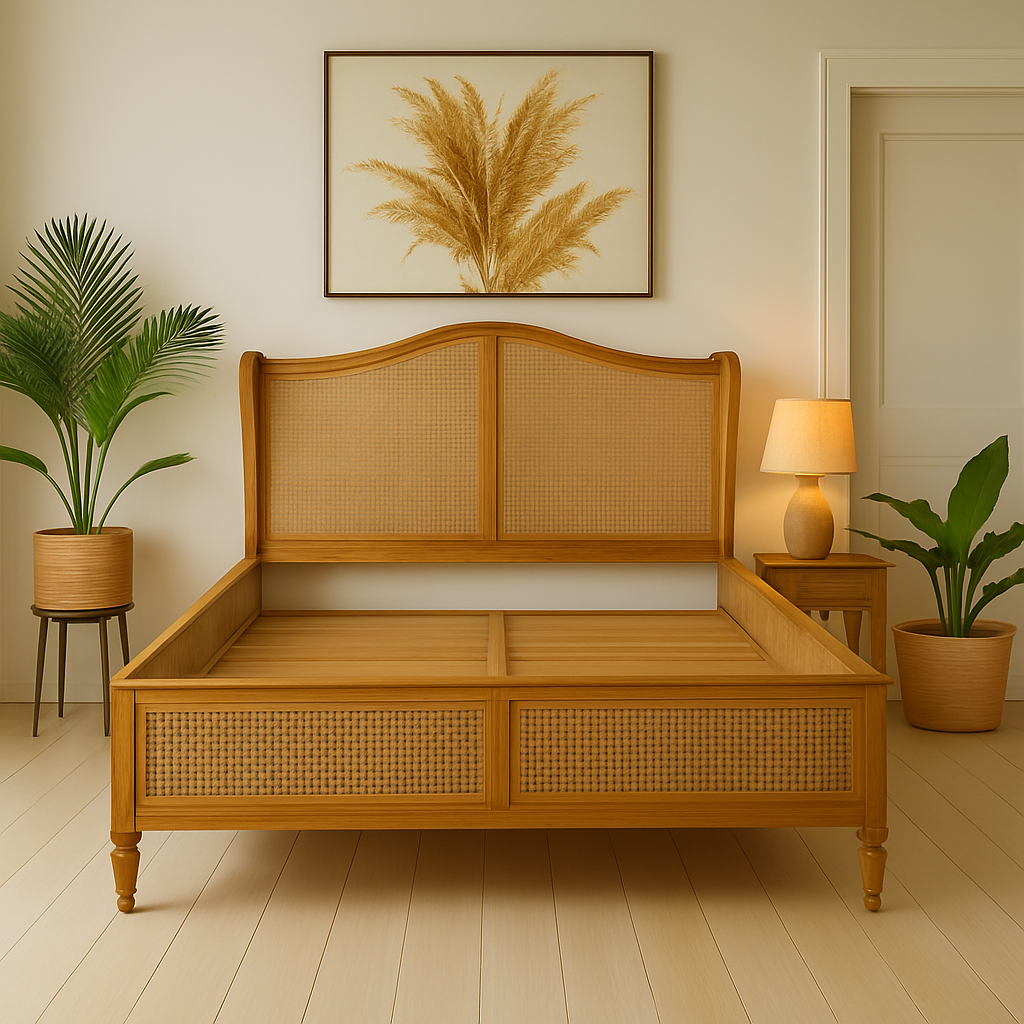 Aurelia Rattan Luxe Bed Collection