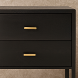Aurelia Noir Two-Drawer Side Table Collection