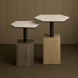 Hexa Marble Nesting Tables