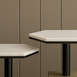 Hexa Marble Nesting Tables