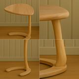 Serenica C-Shaped Wooden Accent Table Collection
