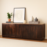 Sideboard Walnut Finish Style Dressers Storage