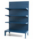 Perforated Display Rack | Heavy-Duty Metal Retail Shelving Unit | SRK Modular Furniture
