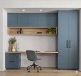 The Zenith Executive Workstation System | L-Shaped Desk & LED Storage Unit "