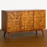 GeoPattern Mid-Century Wooden Sideboard