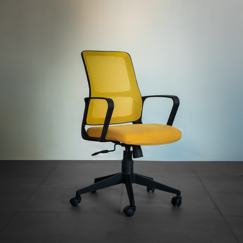 Ergonomic Mesh Office Chair with ORANGE  CUSION – SRK Modular Furniture Co.