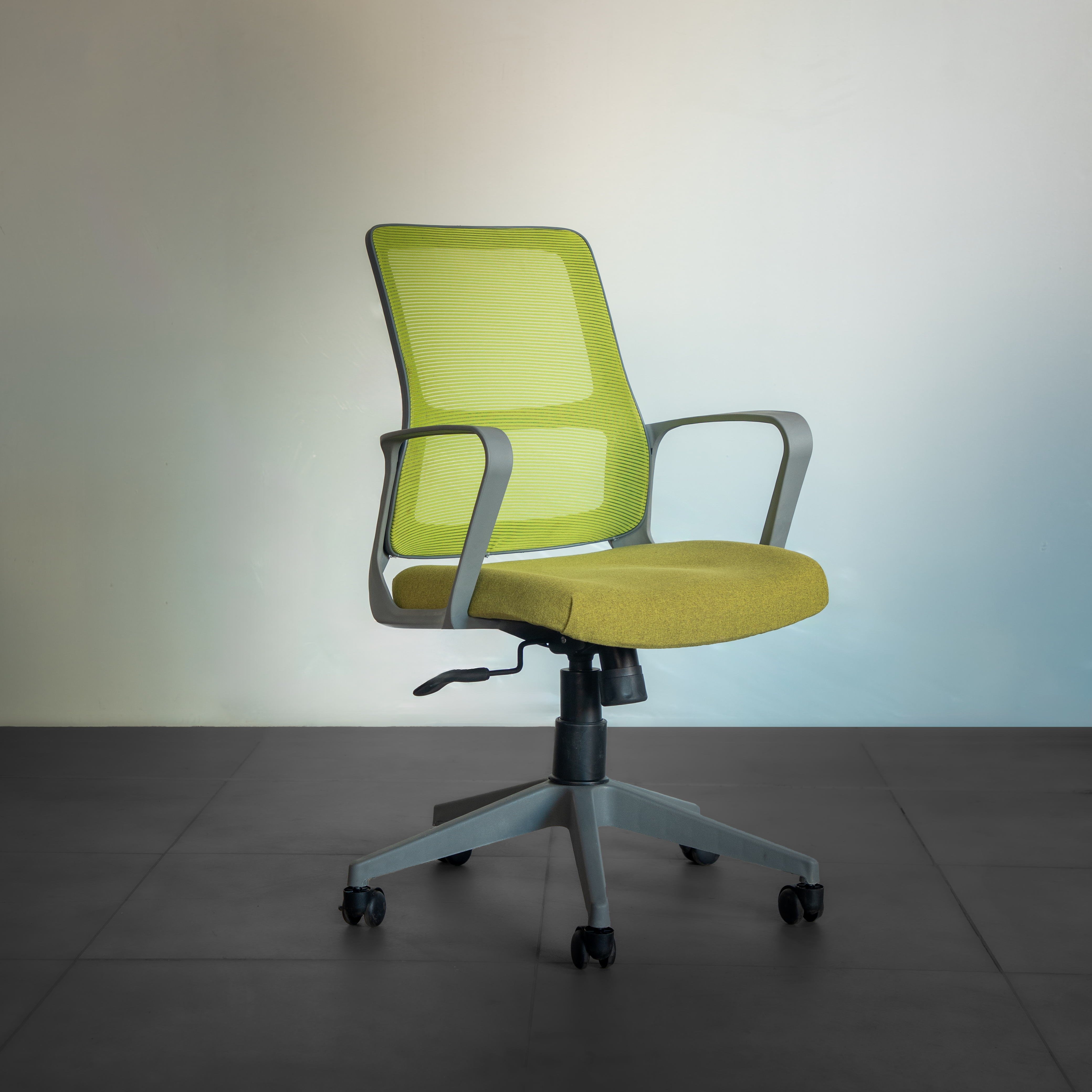 Ergonomic Mesh Office Chair with Yellow Cushion – SRK Modular Furniture Co.