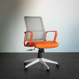 Ergonomic Mesh Office Chair with ORANGE  CUSION – SRK Modular Furniture Co.