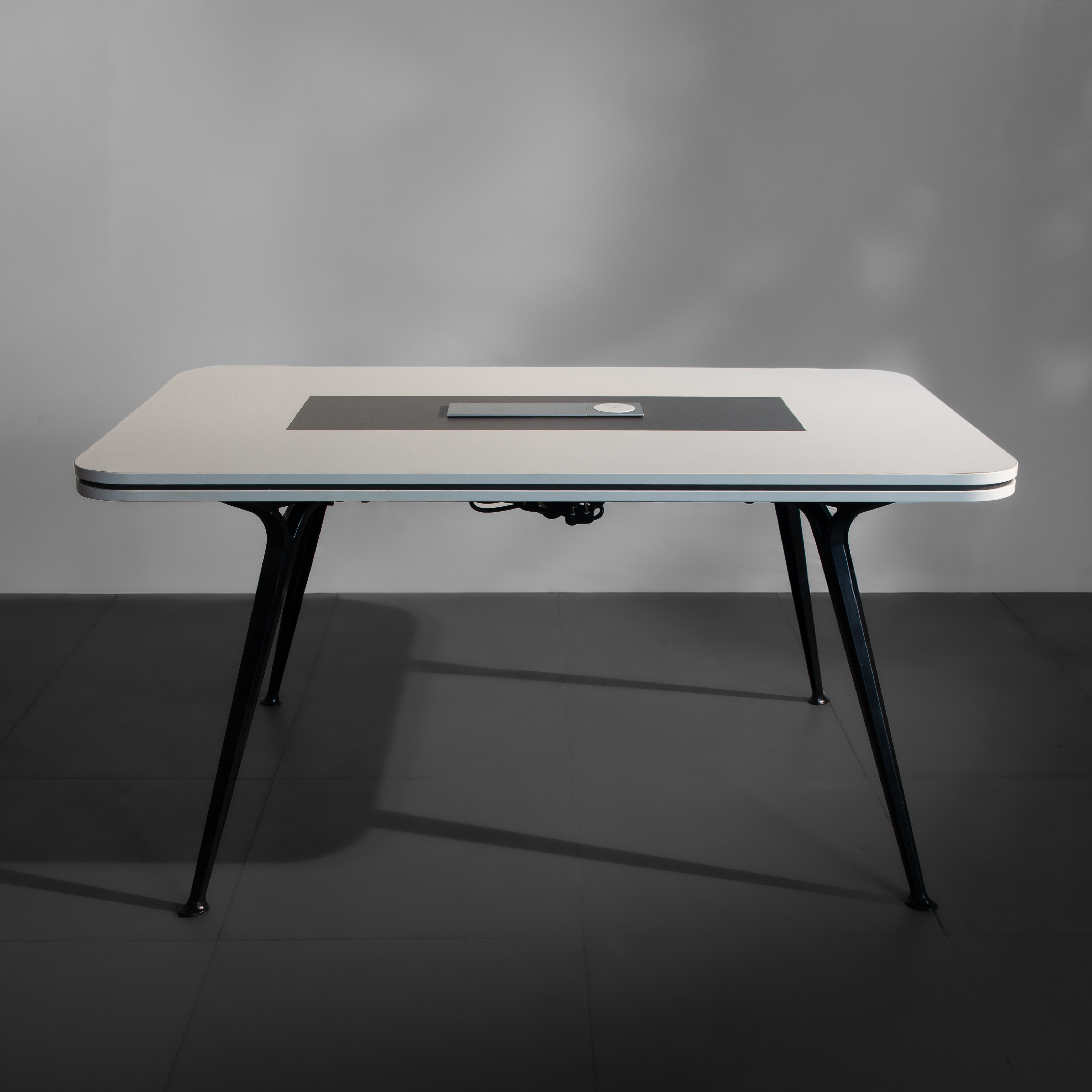 Modern Executive Desk with White Top & Designer Chair – SRK Modular Furniture Co.