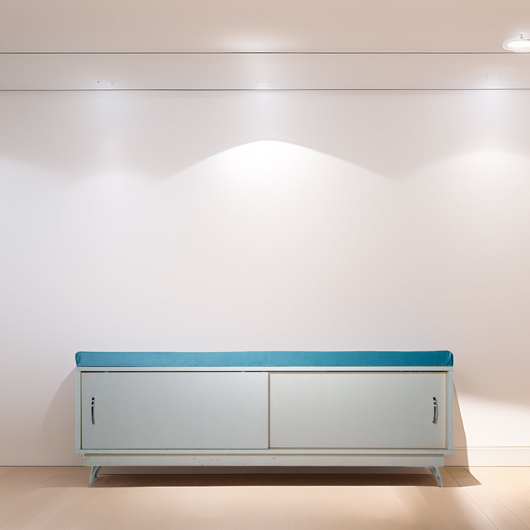 Srk- Hallway Shoe Bench Wooden Shoe Rack 2 Tier Hidden Shoe Cabinet with Flip-Drawer