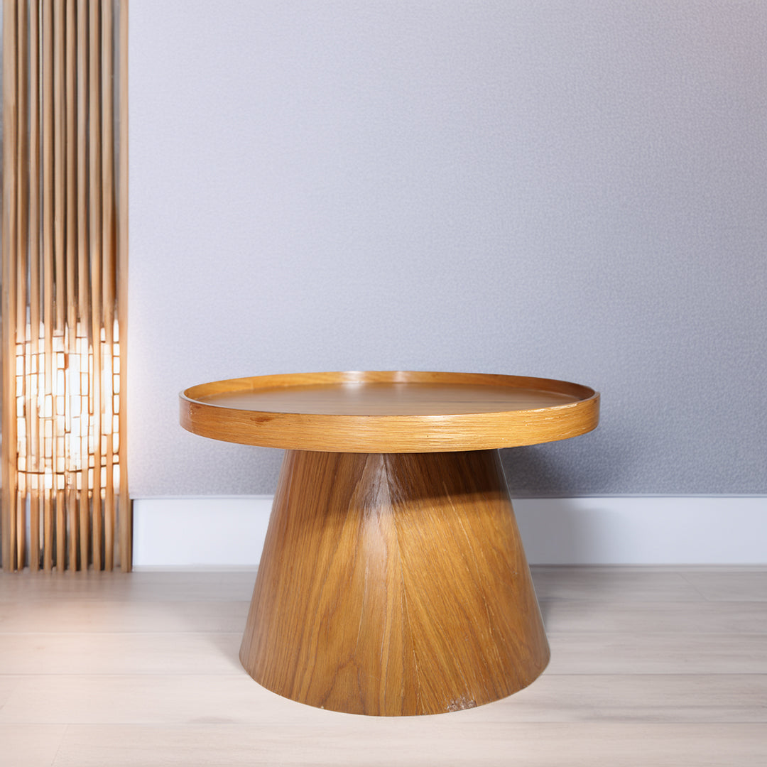 Round Wood Coffee Table