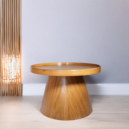 Round Wood Coffee Table