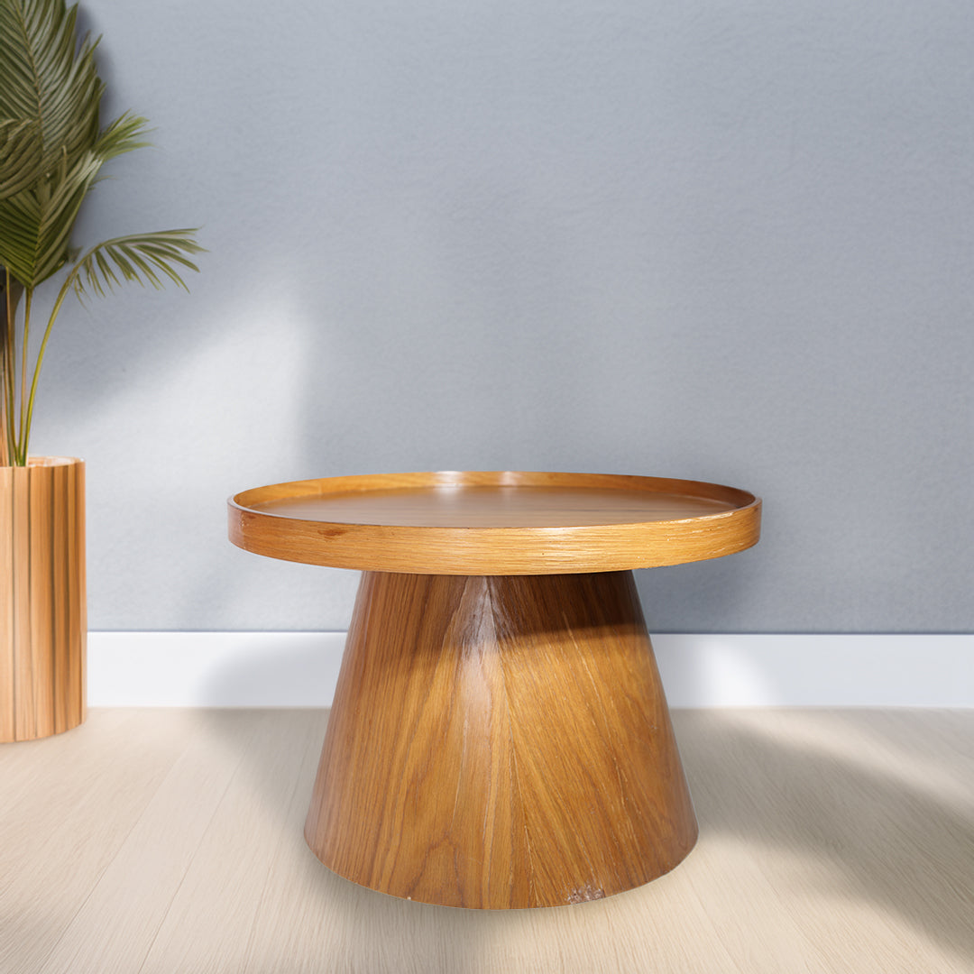 Round Wood Coffee Table