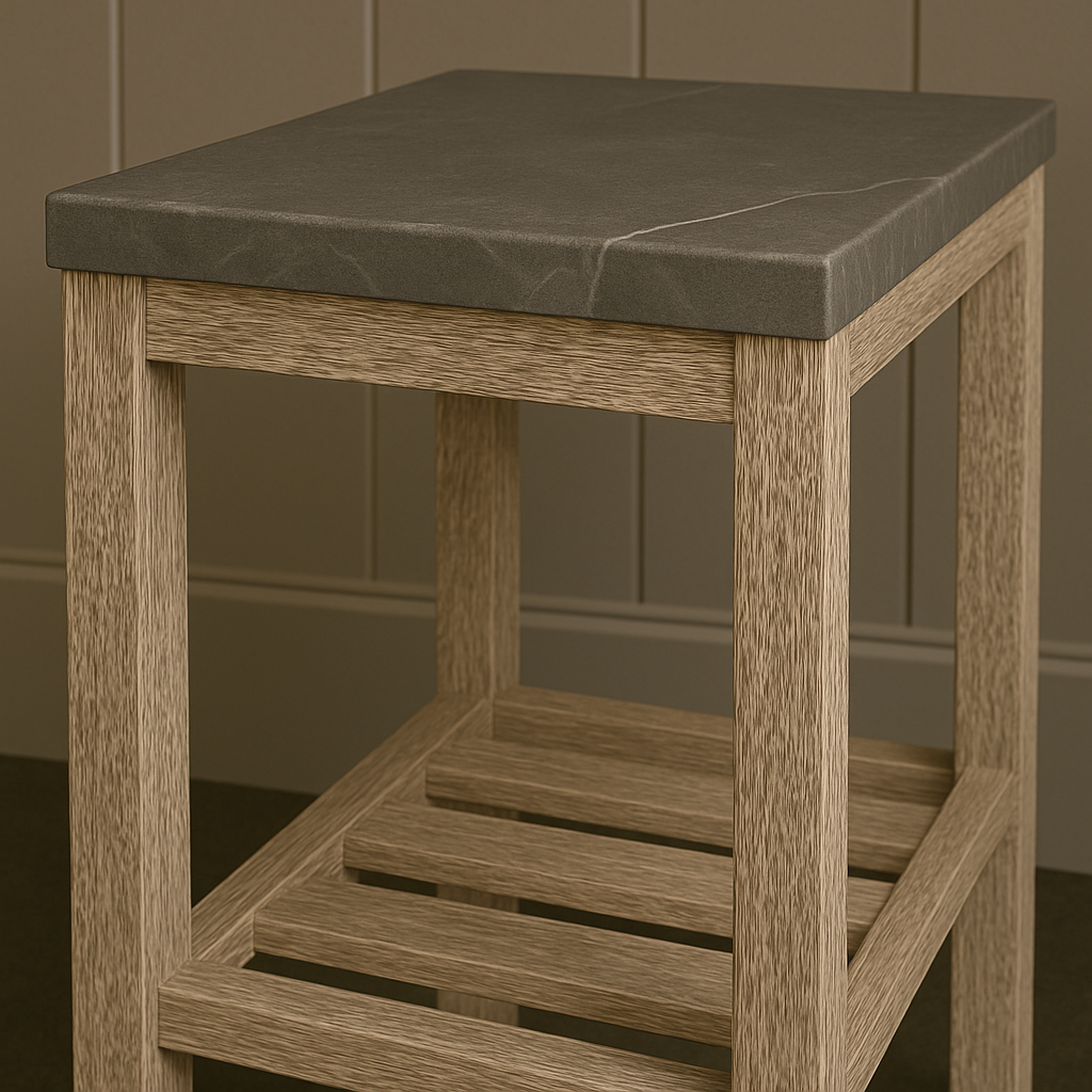 Aurevia Stone-Top Side Table Collectio