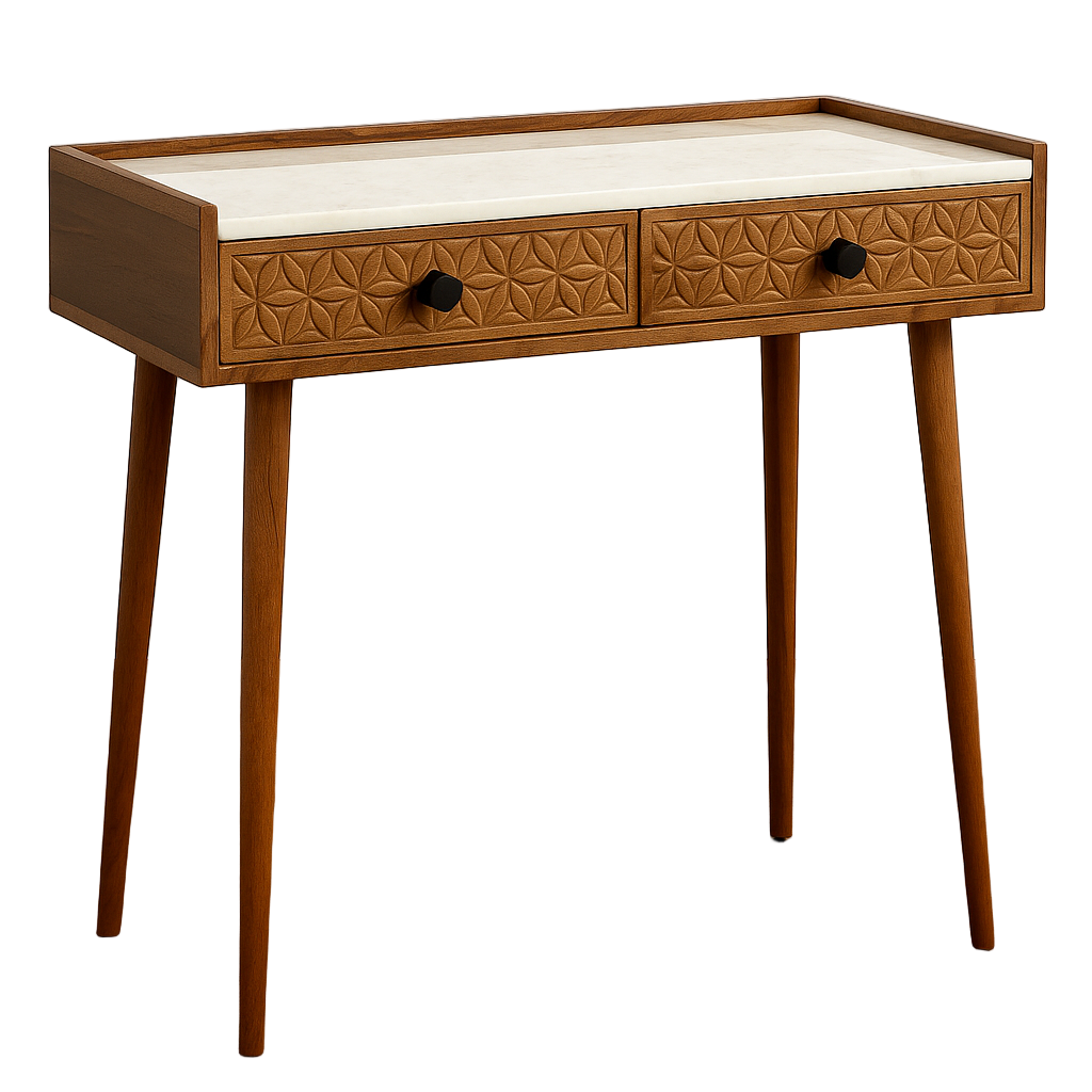 AriaCraft Mid-Century Modern Console Table