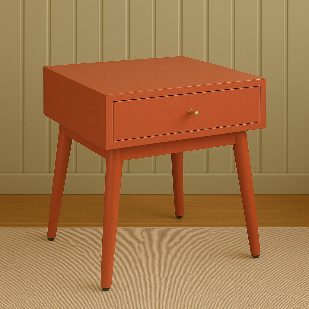 Aurelia Terracotta Wooden Side Table Collection
