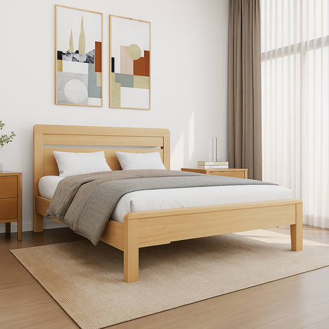 Lyra Light Oak Bedroom Collection