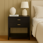 Aurelia Noir Two-Drawer Side Table Collection
