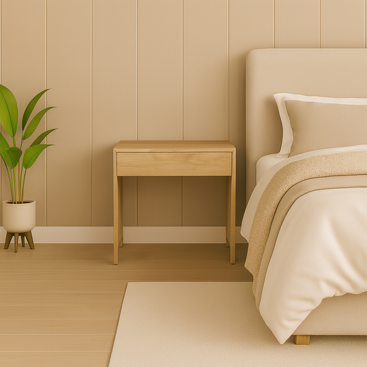 Linea Minimalist Bedside Table Collection
