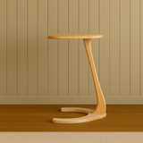 Serenica C-Shaped Wooden Accent Table Collection