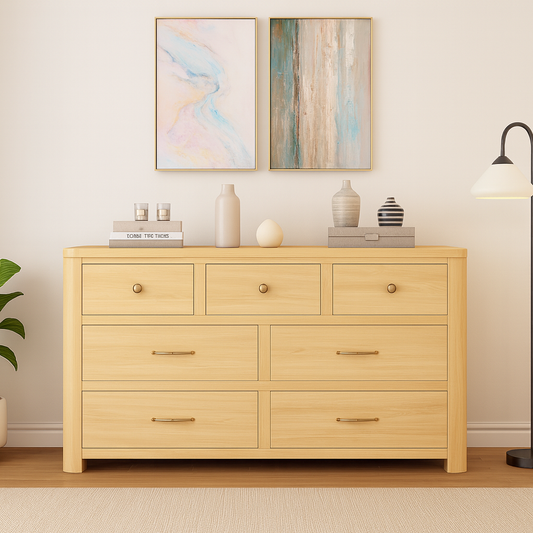 Aurelia Solid Wood Console Table with Storage