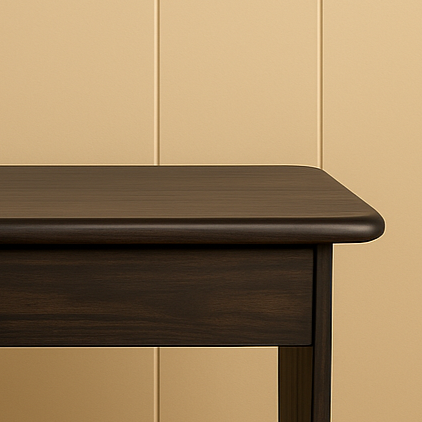 Asymmetrical Triangular Wooden Side Table Collection