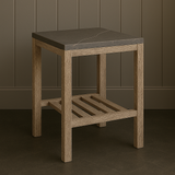 Aurevia Stone-Top Side Table Collectio